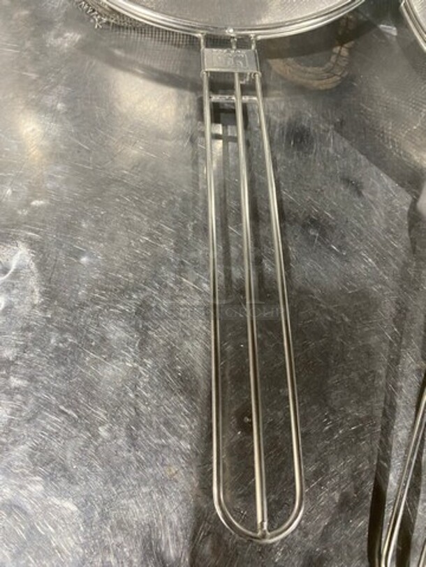 Round Metal Double Mesh Strainers! 2x Your Bid! - Image 3 of 4