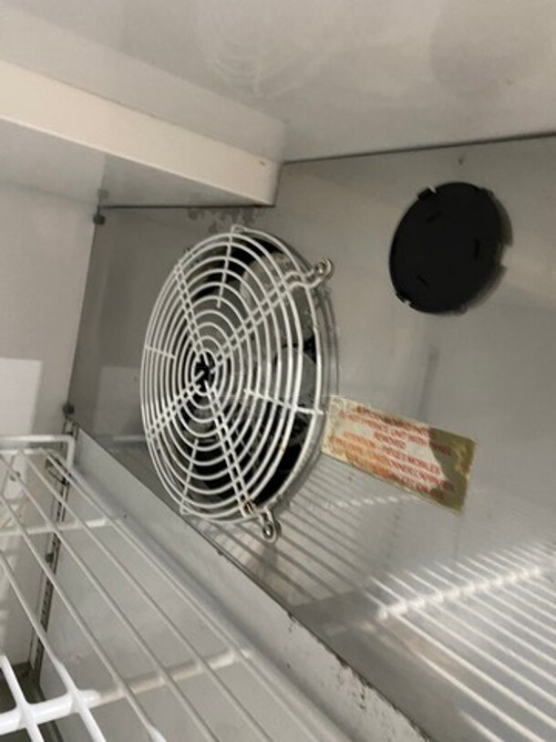 Maxx Cold Commercial Refrigerated Pizza Prep Table! With Single Door Storage Space! All Stainless Steel! On Casters! Model: MXCPP50 SN: 6023925 115V 60HZ 1 Phase - Image 7 of 9