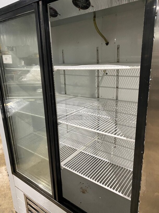 Cooltech Stainless Steel Commercial 2 Door Reach In Cooler Merchandiser! MODEL CTR-48SG SN: L101519 120V - Image 5 of 8