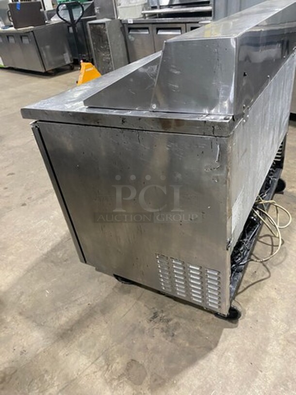 Turbo Air Commercial Refrigerated Sandwich Prep Table! With 2 Door Storage Space Underneath! All Stainless Steel! On Casters! Model: TST48SD 115V 60HZ 1 Phase - Image 4 of 9