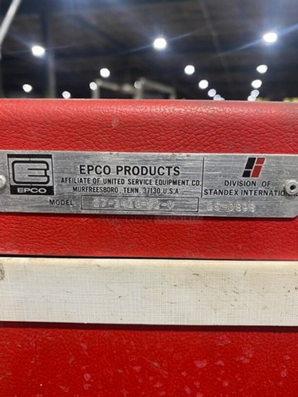 Epco Commercial Single Door Enclosed Pan Rack! Solid Stainless Steel! On Casters! Model: 27141822V SN: 250898 - Image 6 of 7