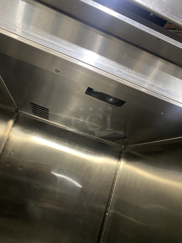 VICTORY Commercial Single Door Reach In Freezer! All Stainless Steel! Working When Removed! MODEL: FS-1D-S7-EW SN:A0741520 115V 1PH!
 - Image 6 of 8