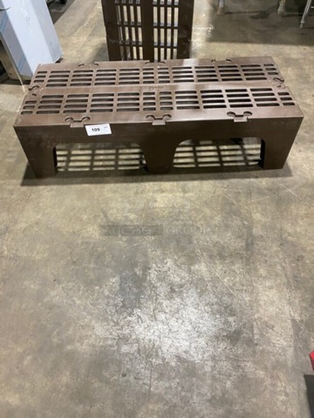 Cambro Brown Poly Dunnage Rack! - Image 2 of 7