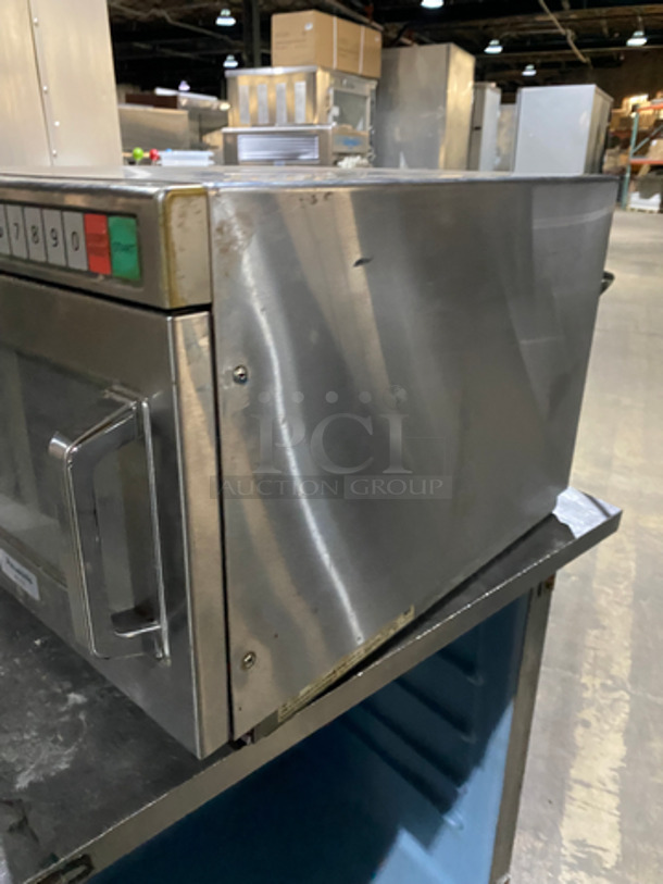 Panasonic Commercial Countertop Microwave Oven! All Stainless Steel! With View Through Door! Model: NE17521 SN: 6A96070146 208/230V 60HZ 1 Phase - Image 3 of 8