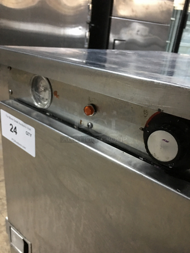 FWE Commercial Single Door Food Holder/Warmer Cabinet! All Stainless Steel! On Casters! Model: HLC-8 120V 60HZ 1 Phase - Image 7 of 8