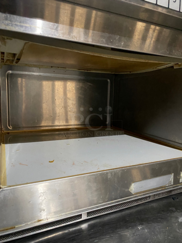 Panasonic Commercial Countertop Microwave Oven! All Stainless Steel! With View Through Door! Model: NE17521 SN: 6A96070146 208/230V 60HZ 1 Phase - Image 6 of 8