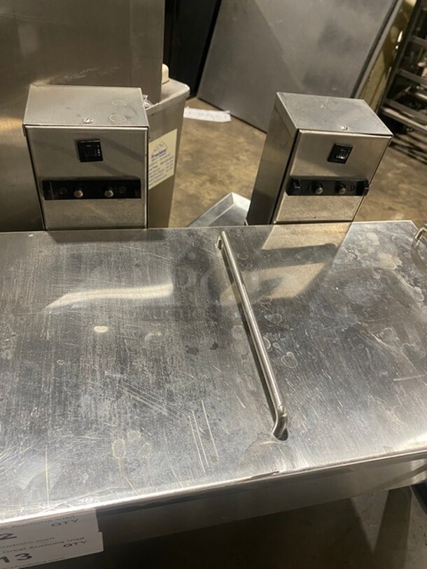 Bunn Stainless Steel Commercial Countertop Double Server Stand! MODEL 2SHSTAND  120V 1PH - Image 6 of 8