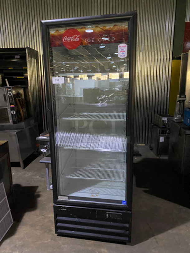 Imbera Commercial Single Door Reach In Cooler Merchandiser! With View Through Door! Poly Coated Racks! Model: G319 SN: 534130503462 115V 60HZ 1 Phase