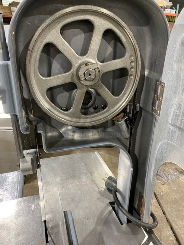 WOW! Hobart Commercial Floor Style Heavy Duty Meat Bandsaw! All Stainless Steel!  - Image 5 of 11