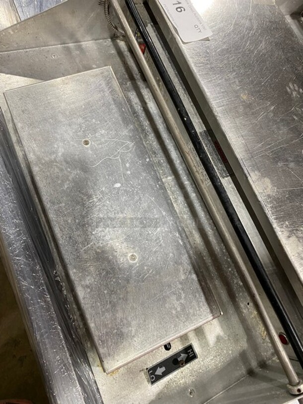 Heat Seal Commercial Countertop Heated Shrink Wrap Machine! All Stainless Steel! MODEL 625A 115V  - Image 4 of 6