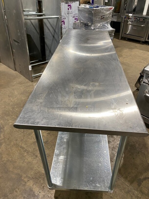 L&J Restuarant Manufacturing Stainless Steel Worktable With Undershelf! - Image 6 of 9