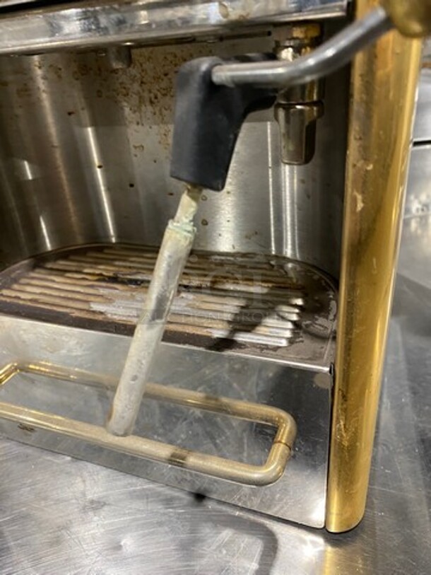 Lavazza Commercial Countertop Single Group Espresso Machine! Stainless Steel Body! Model: ESPRESSOPOINTMATINEE SN: 039889 120V - Image 6 of 9