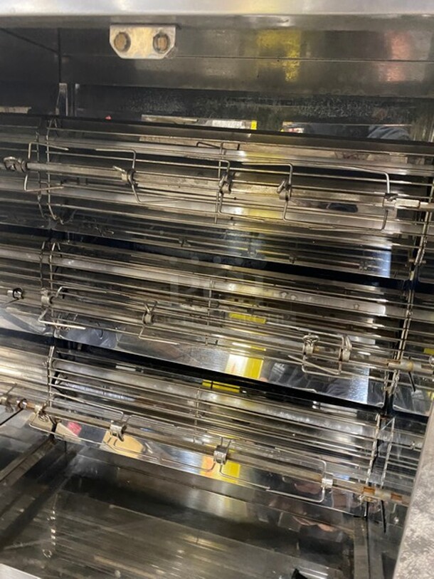 WOW! Robot Coupe Commercial Countertop Electric Powered Rotisserie Oven! All Stainless Steel Body! Working When Removed! - Image 4 of 9