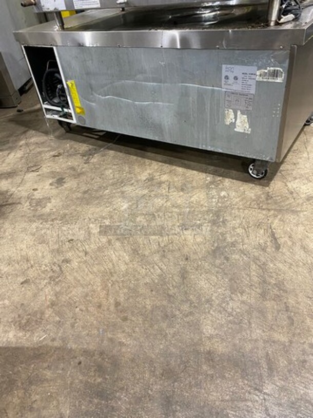 Ikon Commercial Refrigerated Chef Base! With 2 Drawer Storage Space! All Stainless Steel! On Casters! Model: KCBR60 SN: KCBR608145173 115V 60HZ 1 Phase - Image 4 of 9