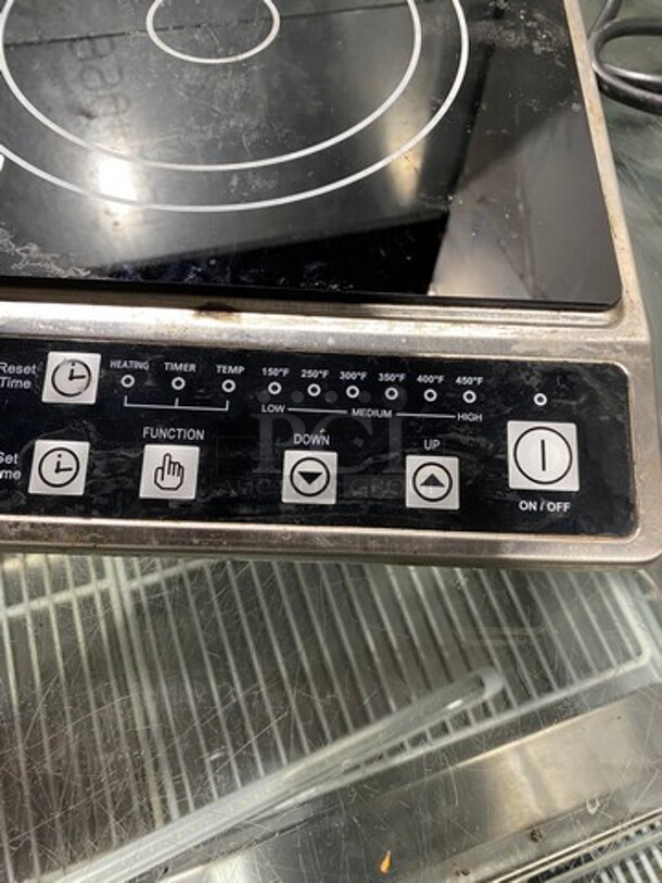 LATE MODEL! 2017 Sir Lawrence Commercial Countertop Electric Powered Single Burner Induction Range! Model: SLIN1800 120V - Image 5 of 8