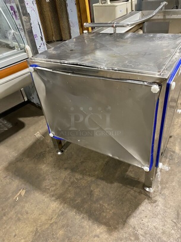 Commercial Potato Peeler/ Washer! All Stainless Steel! On Legs! - Image 2 of 7