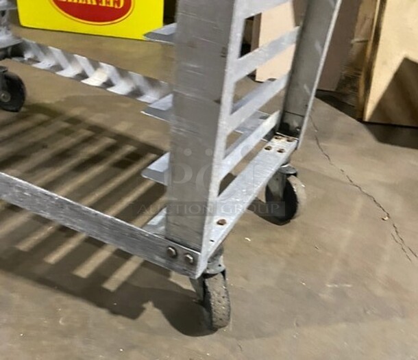 Metal Commercial Pan Transport Rack on Commercial Casters! - Image 5 of 5