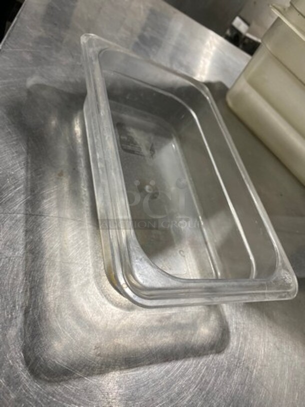 ALL ONE MONEY! Assorted Size Clear Poly Food Containers! - Image 4 of 7