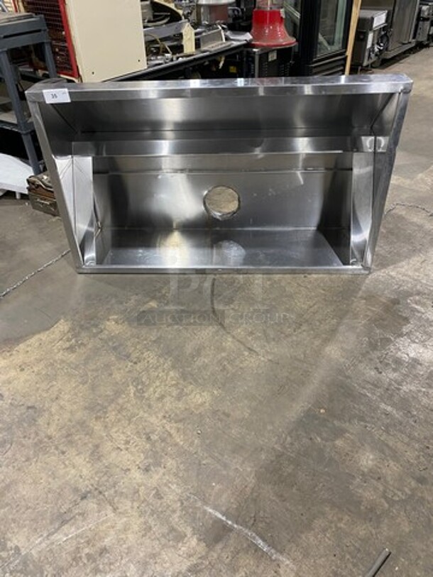 Commercial Solid Stainless Steel Hood System!
