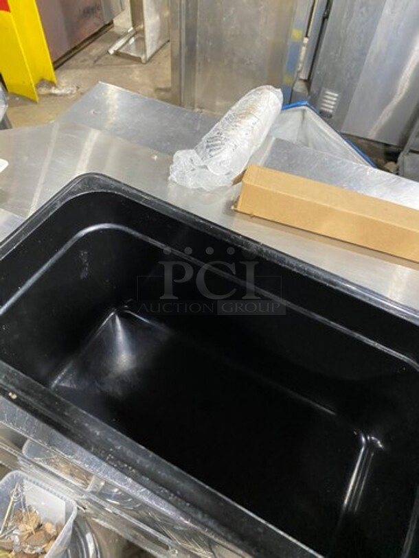 Cambro Assorted Size Black Poly Food Containers! 3x Your Bid! - Image 3 of 7