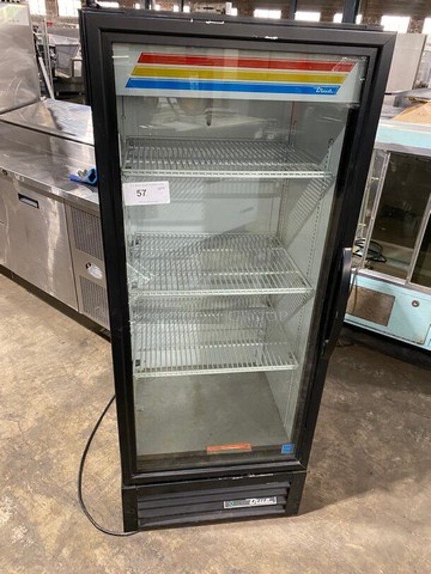 True Commercial Single Door Reach In Cooler Merchandiser! With View Through Door! Poly Coated Racks! Model: GDM12HCTSL01 SN: 9691167 115V 60HZ 1 Phase - Image 1 of 8