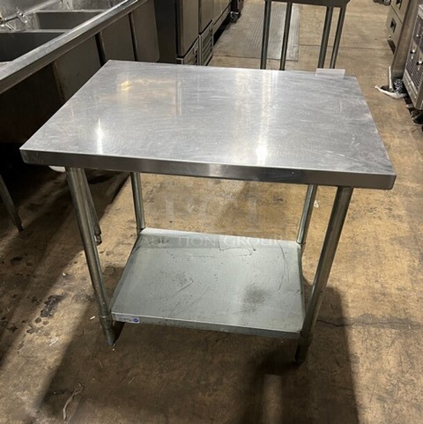 Serv Ware Stainless Steel Worktable With Underneath Shelf! MODEL T30S6CWP - Image 3 of 5