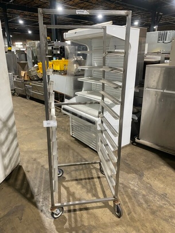 Channel Stainless Steel Spped Rack! On Casters!  - Image 1 of 5