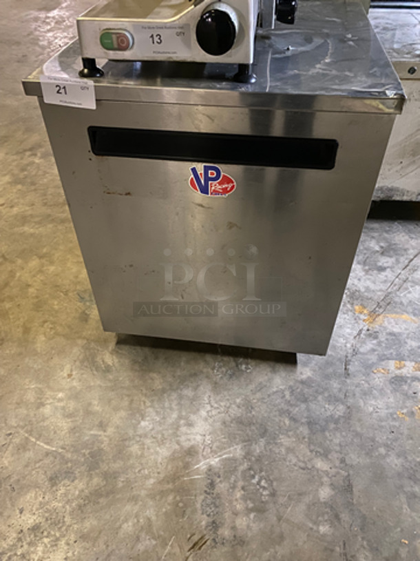 Commercial Refrigerated Single Door Lowboy/Worktop Cooler! All Stainless Steel!