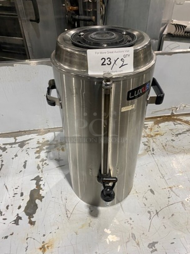 Fetco Commercial Countertop Drink Dispensers! Thermoproved For Hot And Cold Beverages! All Stainless Steel! Luxus Edition! 2x Your Bid! - Image 8 of 8