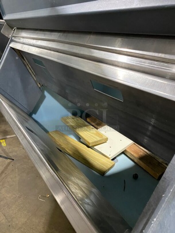 Follet Commercial Ice Bin! All Stainless Steel Body! On Legs! Model: SG1300S48 SN: B890614802 - Image 6 of 7