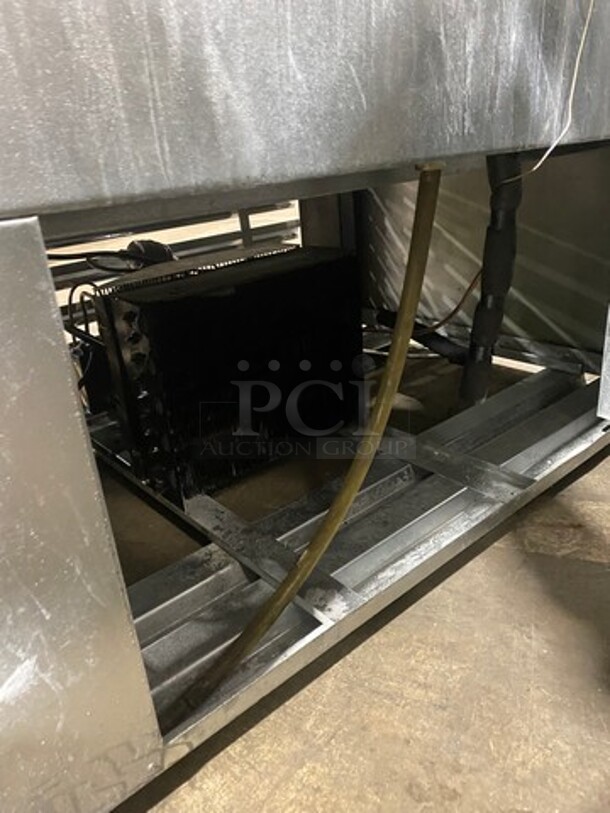 Universal Coolers Commercial 2 Sliding Door Reach In Cooler Merchandiser! With Poly Coated Racks! Stainless Steel Body! - Image 7 of 7