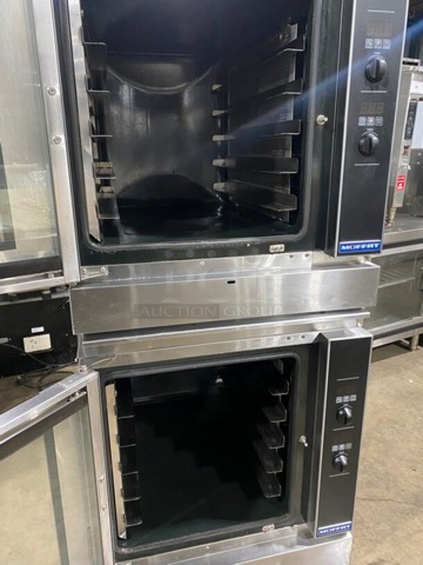 Turbofan Commercial Natural Gas Powered Double Deck Convection Oven! With View Through Doors! All Stainless Steel! 2x Your Bid Makes One Unit! Model: G32D5 SN: 749467 - Image 5 of 9
