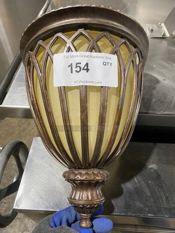 ALL ONE MONEY! MISCELLANEOUS! Includes Wall Mount Light Fixture, napkin Dispenser, And Glass Jar! - Image 1 of 4