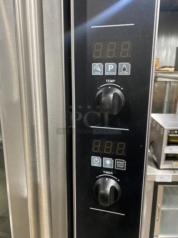 Turbofan Commercial Natural Gas Powered Double Deck Convection Oven! With View Through Doors! All Stainless Steel! 2x Your Bid Makes One Unit! Model: G32D5 SN: 749467 - Image 7 of 9