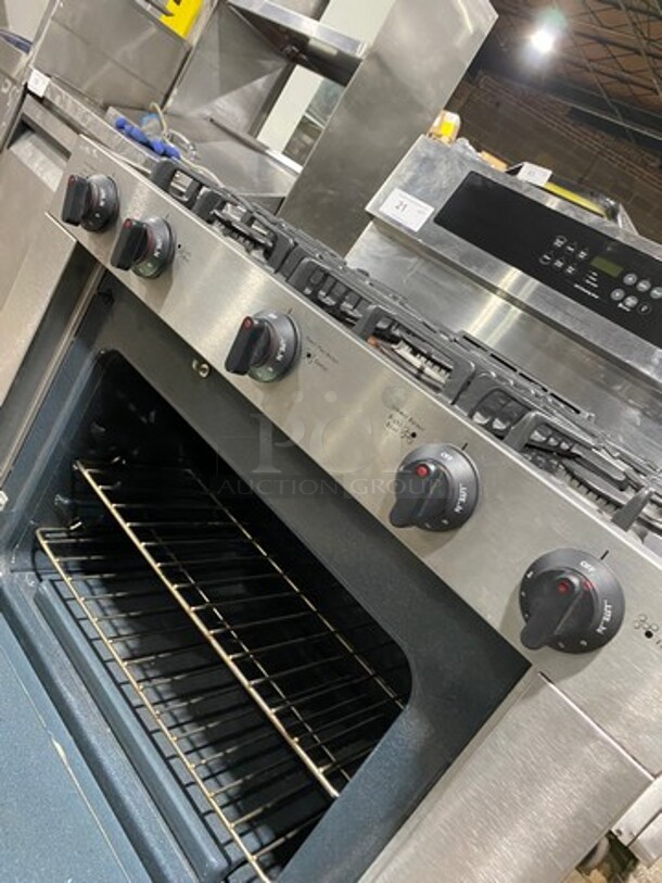 Frigidaire 5 Burner Stove! With Oven Underneath! Metal Oven Racks! All Stainless Steel! - Image 10 of 12