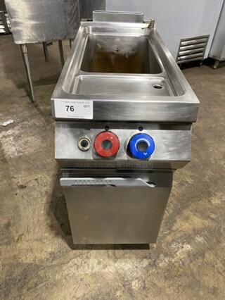 Rosito Bisani Commerical Gas Powered Pasta Cooker! All Stainless Steel! Model: CPG1TWBHBTU SN: 20080217