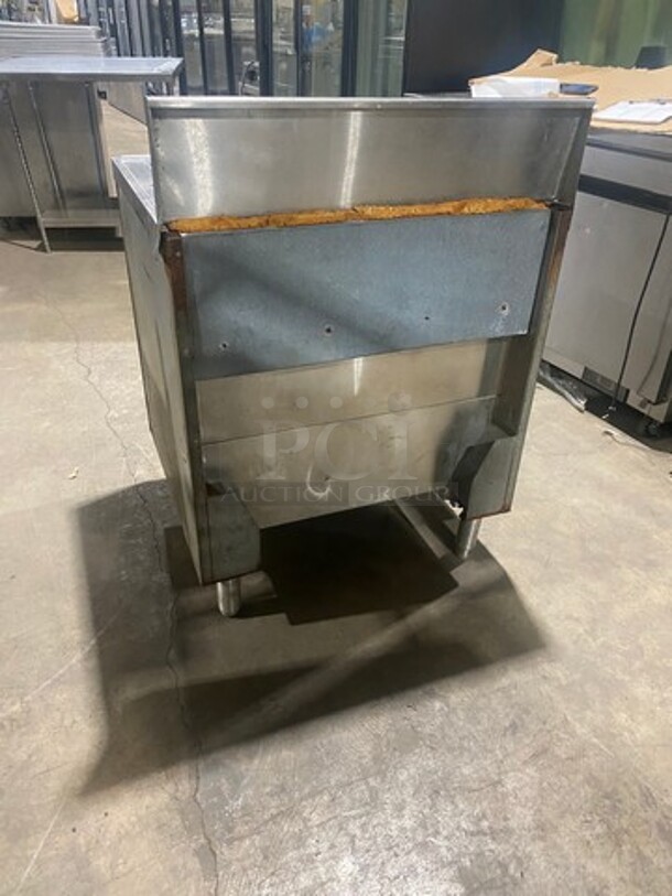 Commercial Insulated Ice Cooled Cold Pan! With Drain! All Stainless Steel! On Legs! - Image 3 of 7