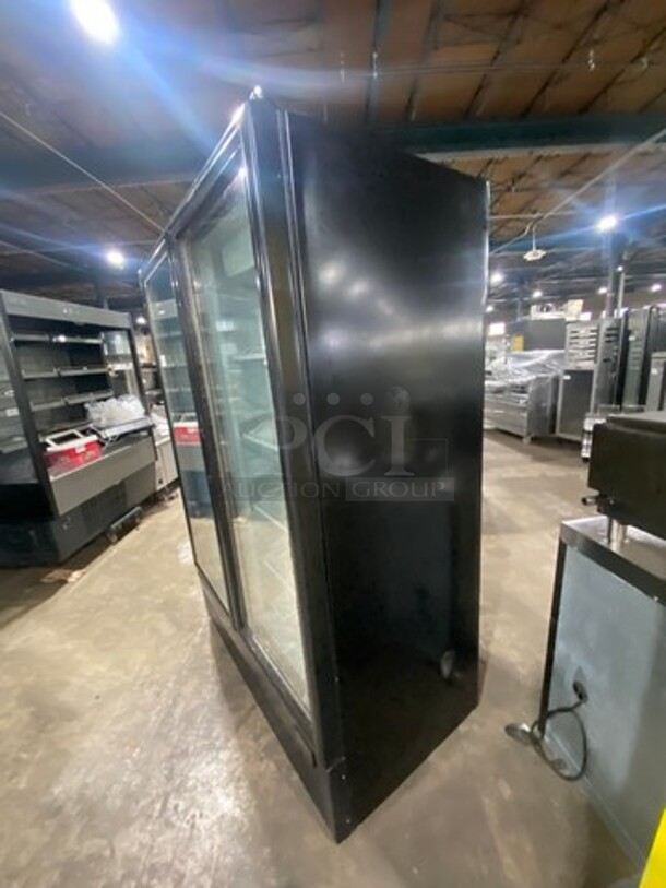 NICE! NEW! SCRATCH-N-DENT! LATE MODEL! 2022 Kool It Commercial 2 Door Reach In Freezer Merchandiser! With View Through Doors! With Poly Coated Racks! Left Side Outer Glass Is Shattered! Model: LX46FB SN: H89220100279 115V 60HZ 1 Phase - Image 2 of 9
