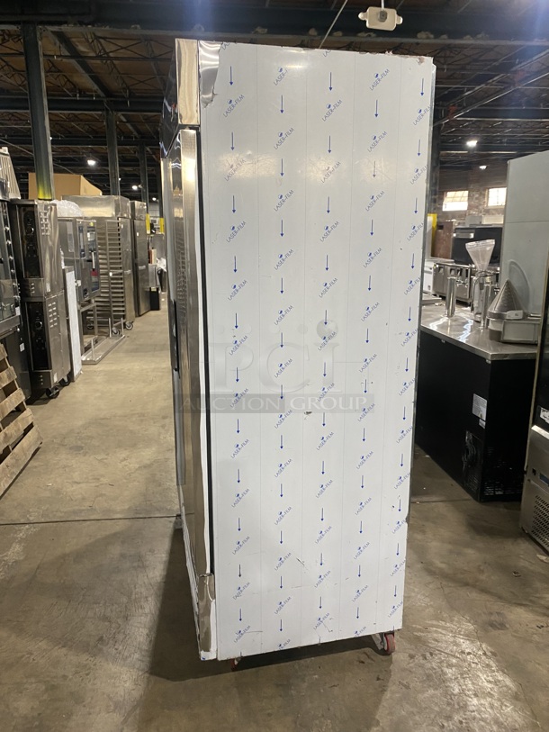 All Stainless Steel Commercial 2 Door Reach In Freezer! On Casters! Eletric Powered! MODEL:1220FD 220V 1 Phase! - Image 3 of 9