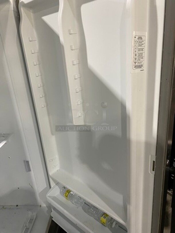 Frigidaire Single Door Reach In Refrigerator! With Poly Shelves! Stainless Steel Body! WORKING WHEN REMOVED! Model: FGVU21F8QFB SN: WB60655805 115V - Image 7 of 9