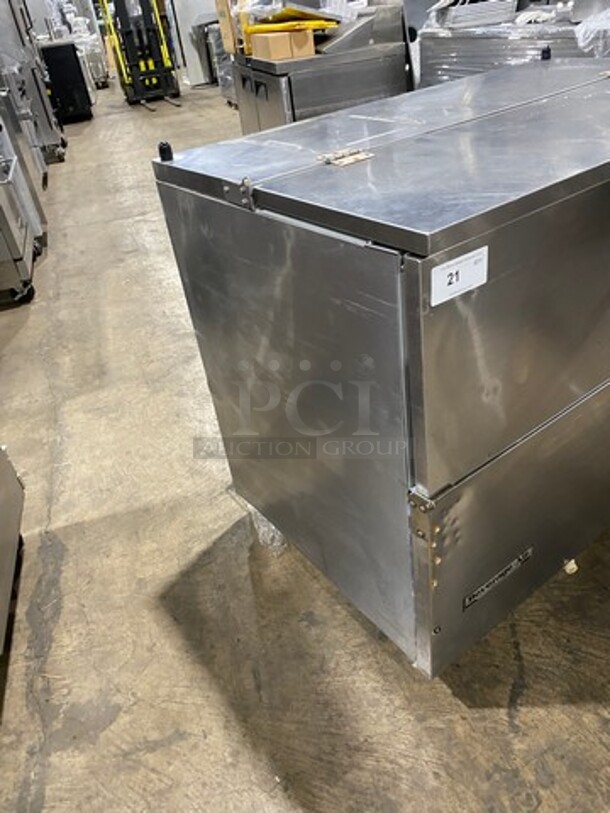Beverage Air Single Side Access Milk Cooler! Stainless Steel! On Casters! Model: SM49N SN: 5002900 115V 1 Phase - Image 2 of 7