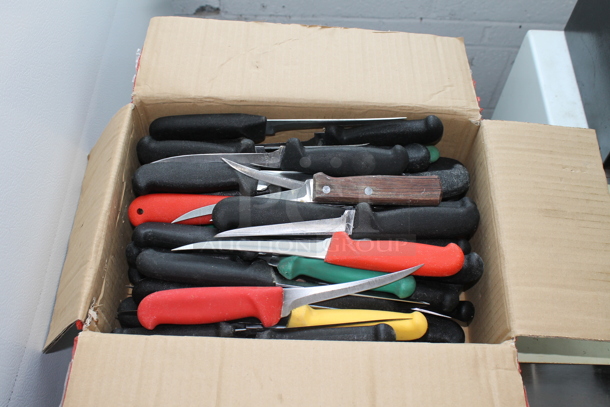 60 SHARPENED Stainless Steel Boning Knives. 60 Times Your Bid! - Image 1 of 2