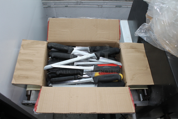 60 SHARPENED Stainless Steel Serrated Knives. 60 Times Your Bid! - Image 1 of 2