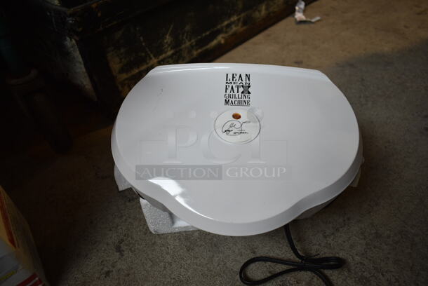 IN ORIGINAL BOX! George Foreman GR12 Lean Mean Grilling Machine. 120 Volts, 1 Phase. 