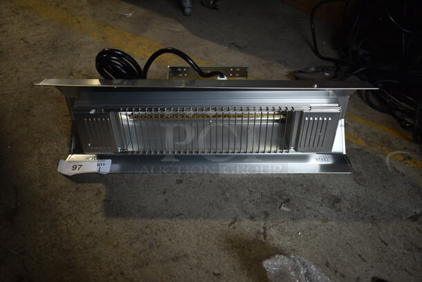 Fire Sense 02110 Stainless Steel Infrared Heater. 120 Volts, 1 Phase. Tested and Working! - Image 1 of 4