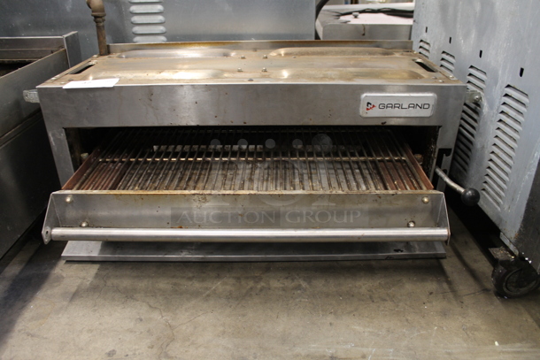LATE MODEL! Garland Stainless Steel Commercial Natural Gas Powered Cheese Melter. 