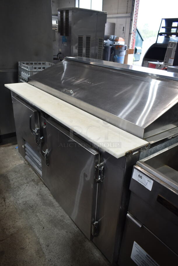 Universal Coolers SC60BM Stainless Steel Commercial Sandwich Salad Prep Table Bain Marie Mega Top. 115 Volts, 1 Phase. Cannot Test Due To Cut Power Cord - Image 1 of 8