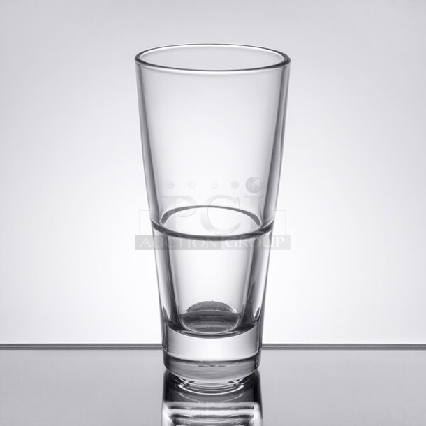 BRAND NEW SCRATCH AND DENT! Arcoroc N0513A N0513 Urbane 10 oz. Stackable Highball Glass by Arc Cardinal - 12/Case