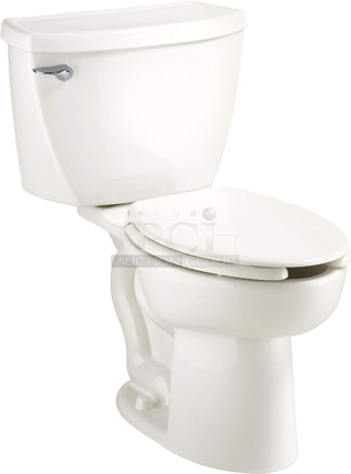 BRAND NEW SCRATCH AND DENT! American Standard 2462016.020 Cadet 1.6 GPF 2-Piece Elongated Toilet with 12-in Rough-In, 30.25" Length x 20.5" Width x 29.25" Height, White. Does Not Come w/ Tank.