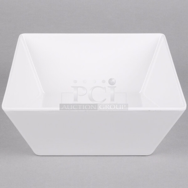 2 Boxes of 8 BRAND NEW!American Metalcraft MELSQ94 Endurance 125 oz. Square Melamine Serving Bowl. 2 Times Your Bid! - Image 1 of 5